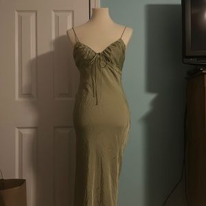 PRINCESS POLLY GREEN EMILY MAXI DRESS